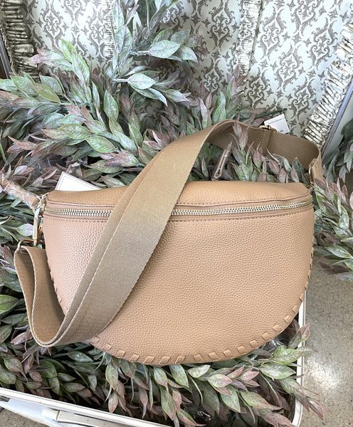 Janae Whipstitch Crossbody/Sling Bag (two colors)