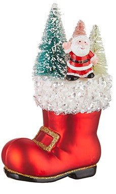 Santa's Boot Ornament TWO STYLES