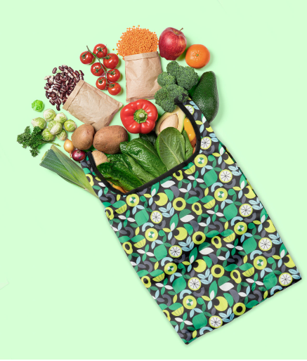 Market Expandable Shopping Bag