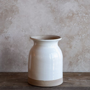 TWO TONE CERAMIC VASE (2 sizes)
