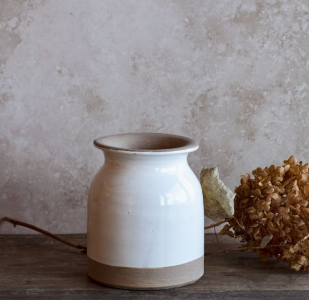 TWO TONE CERAMIC VASE (2 sizes)