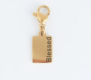 Blessed Tag Charm