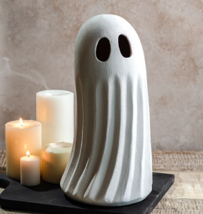 Matte White Ghost Decor