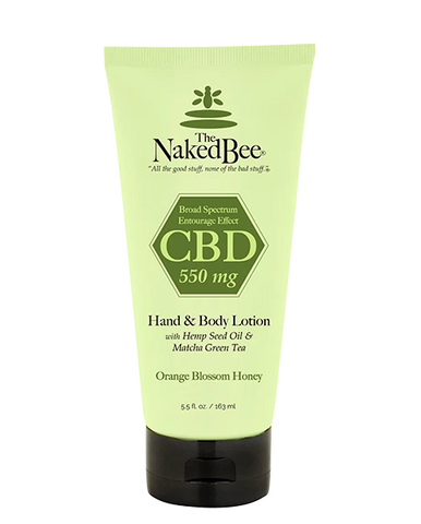 Naked Bee 550mg CBD Hand and Body Lotion