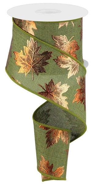 Foil Maple Leaf on Royal (two colors)