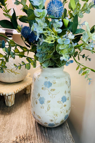 Blue Flower Bud Vase