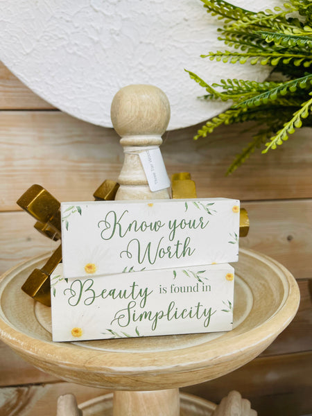 Delicate Blossom Mini Blocks (2 styles)