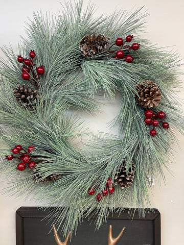 Christmas Wreath w/ Berries