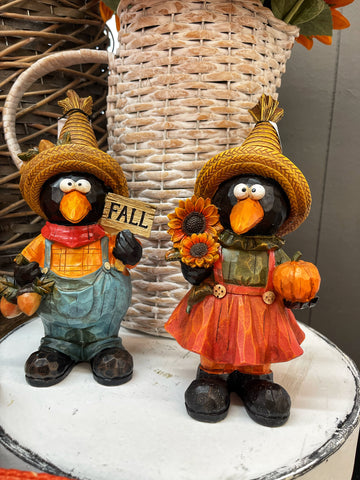 Crows with Hat