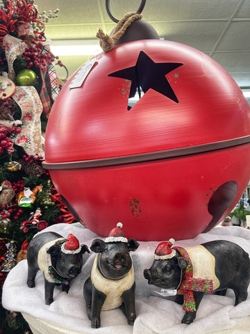 Christmas Pig Table Decor