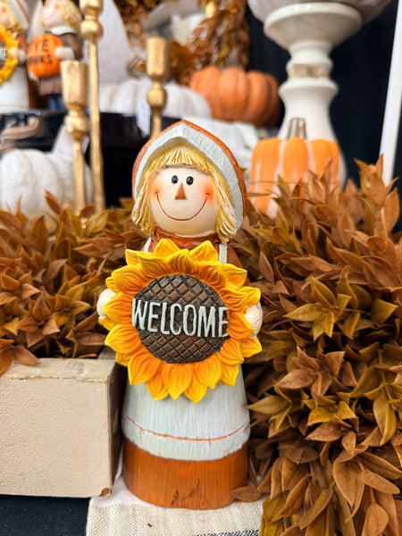 Poly Lady Scarecrow Pilgrim