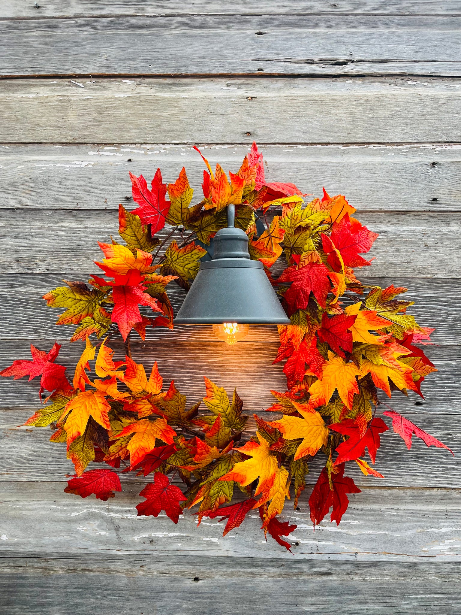 Fall Leaf Wreath