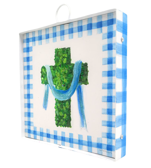 Blue Boxwood Cross Gallery