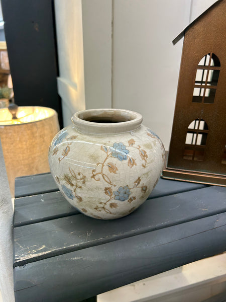 Blue Flower Bouquet Vase