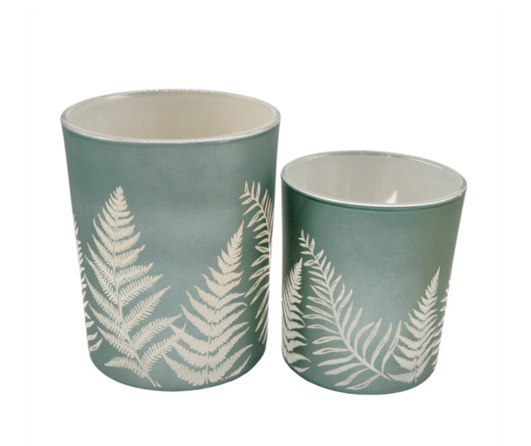 Fern Glass Jars (2 sizes)