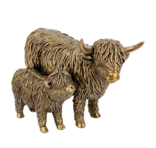 Highland Cow Statue