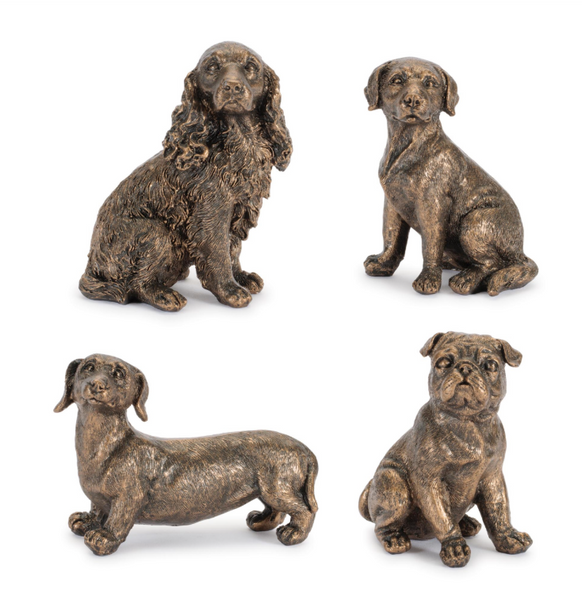 Gold Resin Dogs (4 styles)