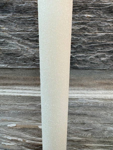 Cream Shimmer Taper Candles (3 sizes)
