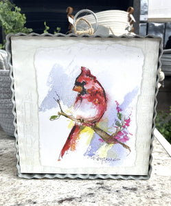 Mini Rozie's Cardinal Watercolor