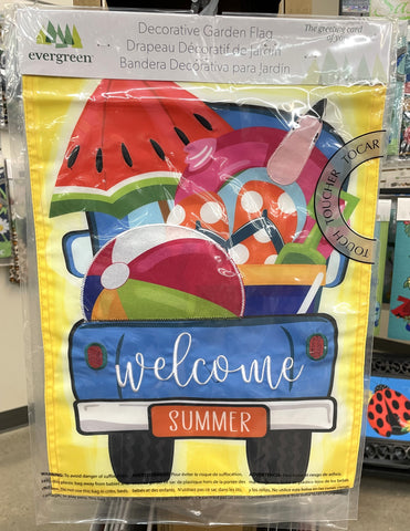 Welcome Summer Truck Flag
