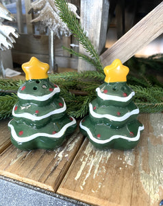 Ceramic Tree Salt and Pepper