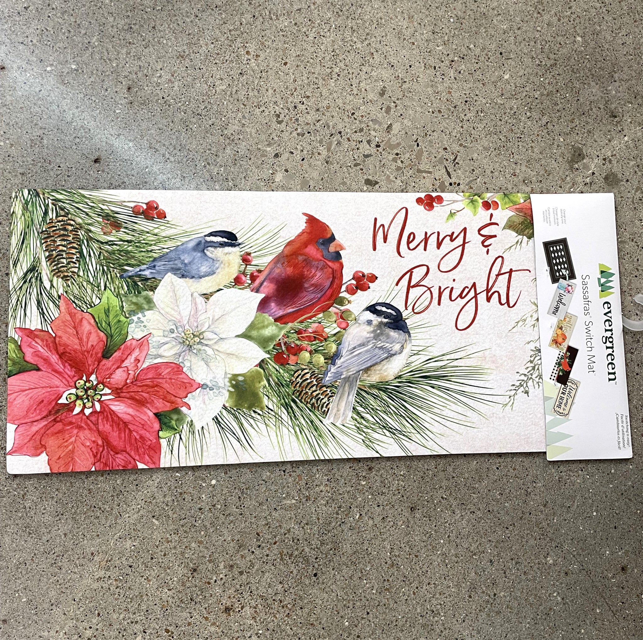 Merry & Bright Cardinal MiniMat