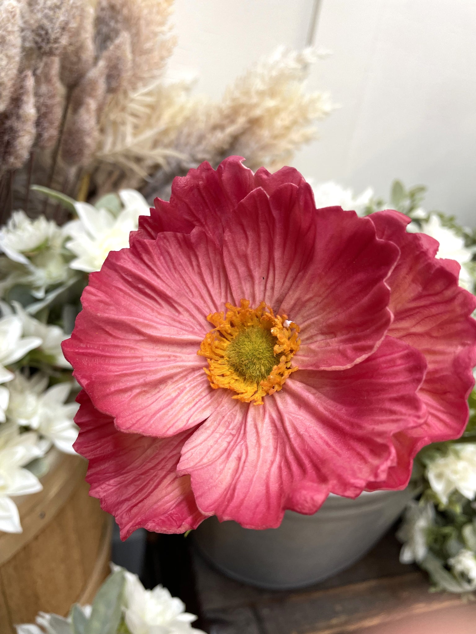 Real Touch Poppy Stem