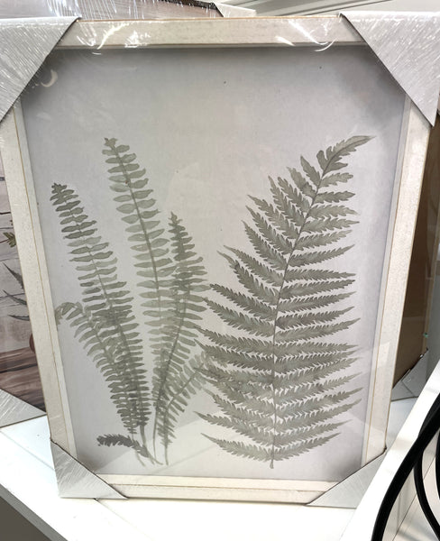 CANVAS W/FERN BOTANICAL ART