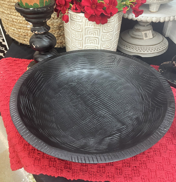 Mango Round Textured Bowl