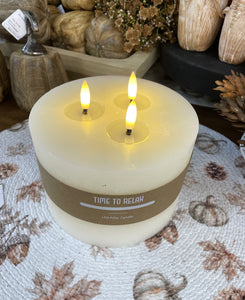 REAL WAX LED CANDLE (4 sizes available)