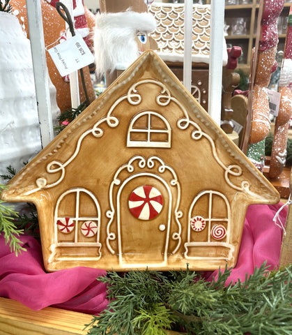 Gingerbread House Plate