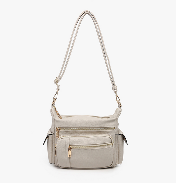 Nicole Multi-Zip Crossbody (new colors)