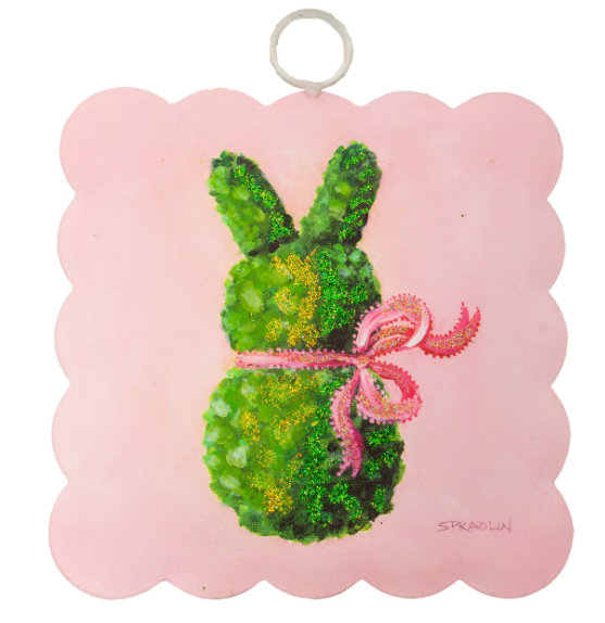 Scallop Pink Boxwood Bunny Gallery