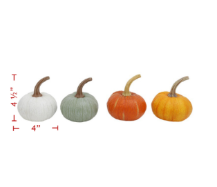 Poly Pumpkin/Stem (4 colors)