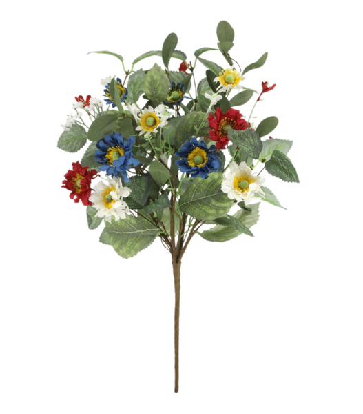 Red, White, Blue, and Yellow Daisy Collection
