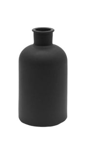 Large Black Glass Bottle