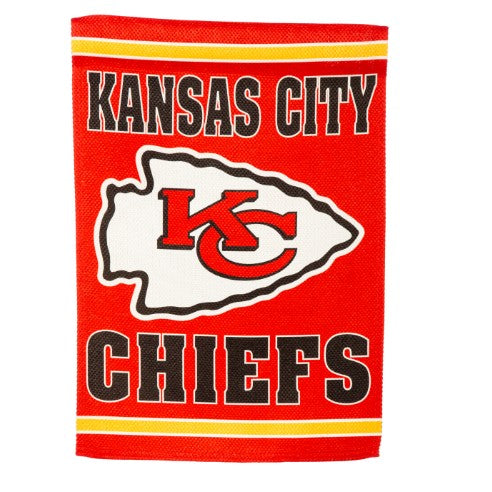 Reversible Kansas City Chiefs Suede Flag