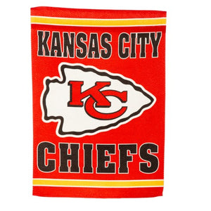 Reversible Kansas City Chiefs Suede Flag