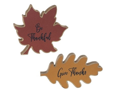 Fall Message on Leaf (multiple styles)