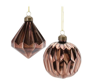 Brown Glass Ornament