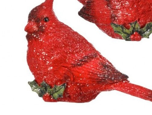 Resin Glitter Cardinal