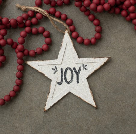 Joy Star Ornament