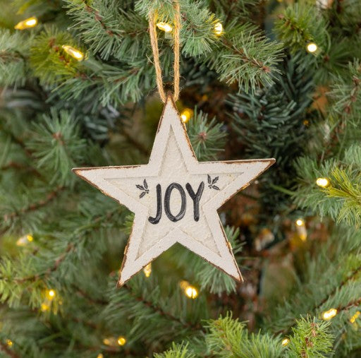 Joy Star Ornament