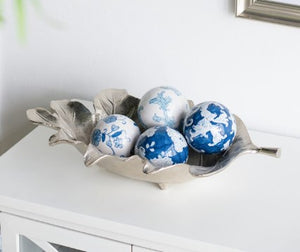 Decorative Blue/White Orbs
