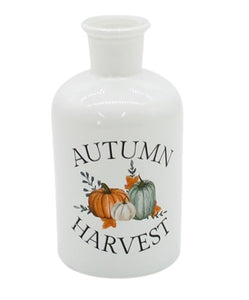 Autumn Harvest Glass Jar