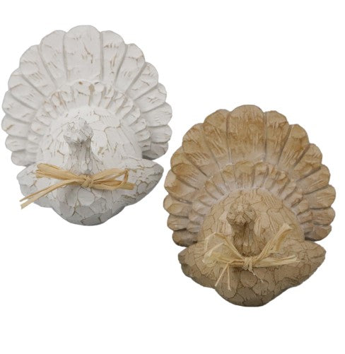 Resin Sitting Turkey (TWO STYLES)