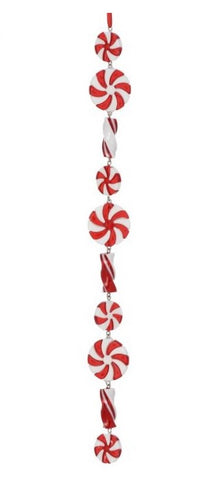 Peppermint Candy Drop Ornament