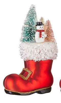 Santa's Boot Ornament TWO STYLES
