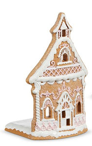White Icing Gingerbread House TWO STYLES
