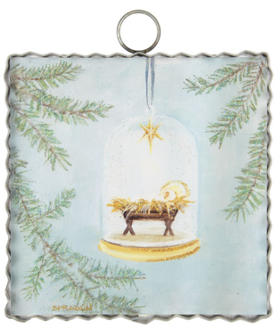 Mini Baby Jesus Ornament Print